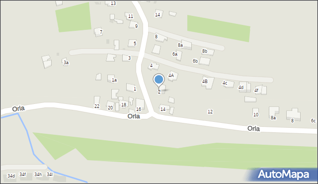 Mielec, Szybowcowa, 2, mapa Mielca