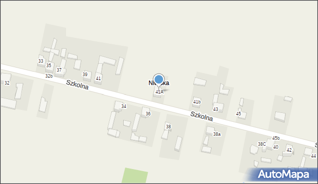 Mierzęcice, Szkolna, 41A, mapa Mierzęcice