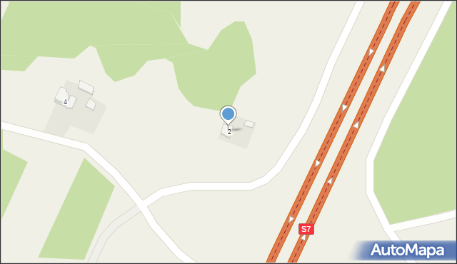 Mieszkowo, Szklarniowa, 2, mapa Mieszkowo