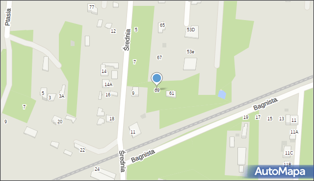 Milanówek, Szczęśliwa, 2, mapa Milanówek