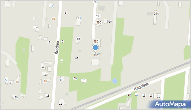 Milanówek, Szczęśliwa, 5, mapa Milanówek