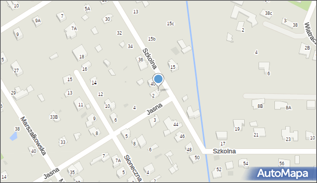 Milanówek, Szkolna, 42, mapa Milanówek