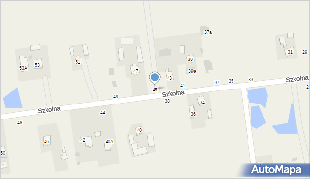 Milejów-Osada, Szkolna, 45, mapa Milejów-Osada