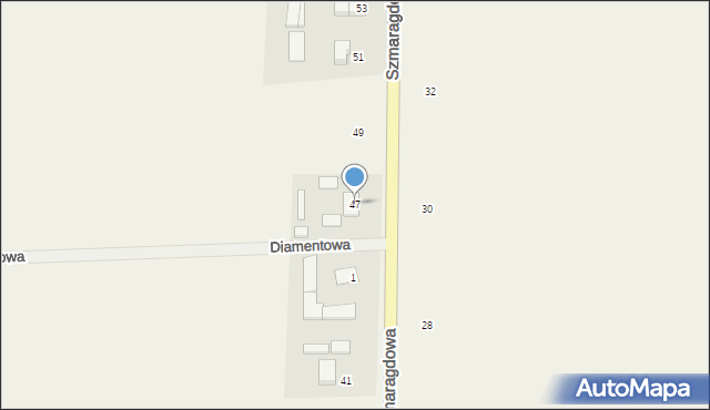 Mochle, Szmaragdowa, 47, mapa Mochle