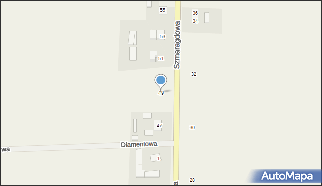 Mochle, Szmaragdowa, 49, mapa Mochle