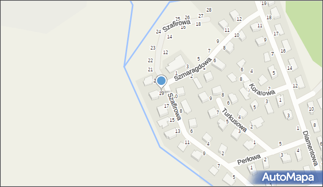 Morzyczyn, Szafirowa, 19, mapa Morzyczyn