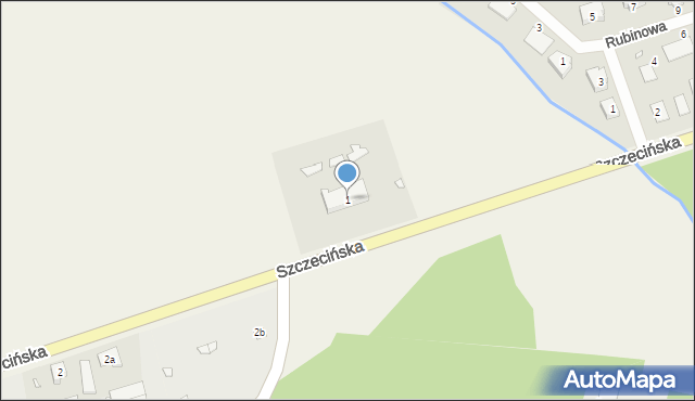 Morzyczyn, Szczecińska, 1, mapa Morzyczyn