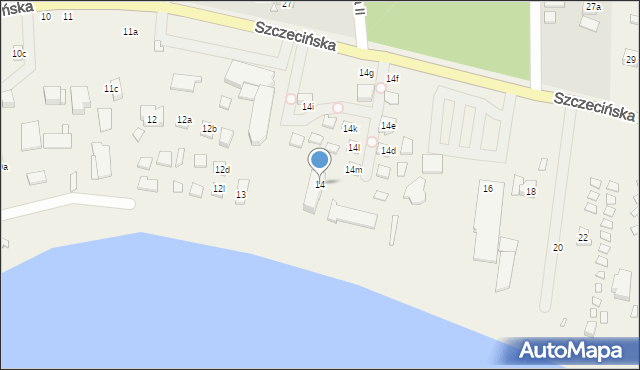 Morzyczyn, Szczecińska, 14, mapa Morzyczyn