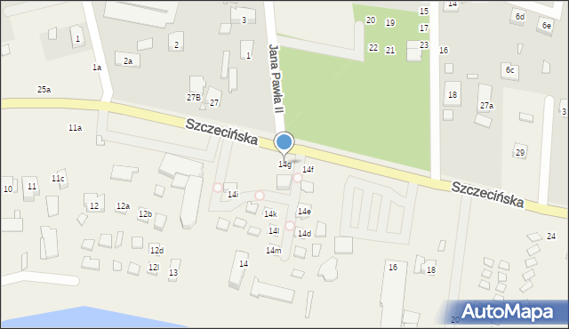 Morzyczyn, Szczecińska, 14g, mapa Morzyczyn