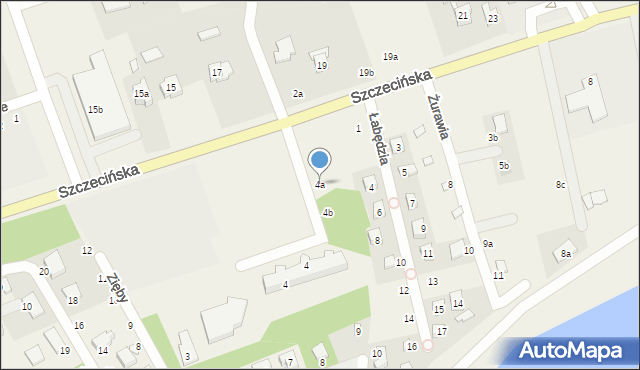 Morzyczyn, Szczecińska, 4a, mapa Morzyczyn