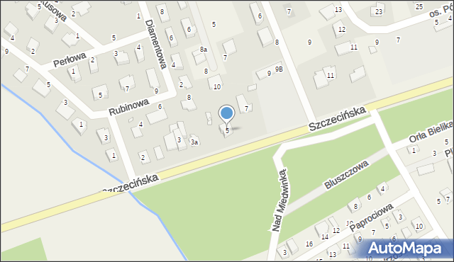 Morzyczyn, Szczecińska, 5, mapa Morzyczyn