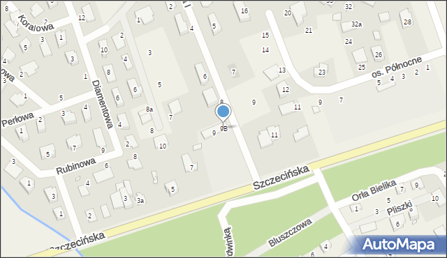 Morzyczyn, Szczecińska, 9B, mapa Morzyczyn