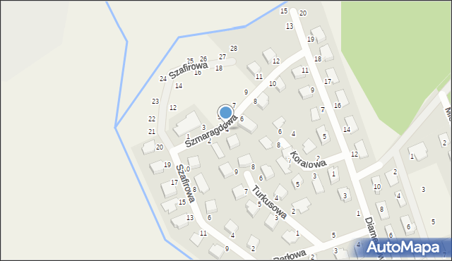 Morzyczyn, Szmaragdowa, 4, mapa Morzyczyn