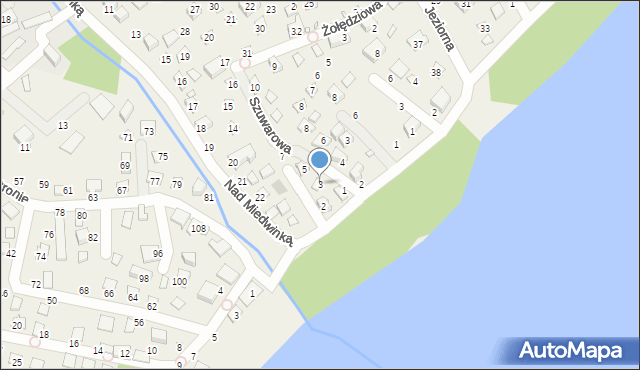 Morzyczyn, Szuwarowa, 3, mapa Morzyczyn