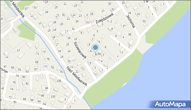 Morzyczyn, Szuwarowa, 6, mapa Morzyczyn