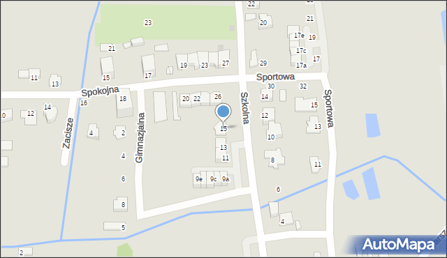 Mszczonów, Szkolna, 15, mapa Mszczonów