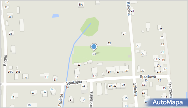 Mszczonów, Szkolna, 23, mapa Mszczonów