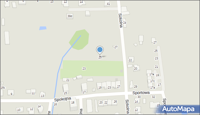 Mszczonów, Szkolna, 25, mapa Mszczonów