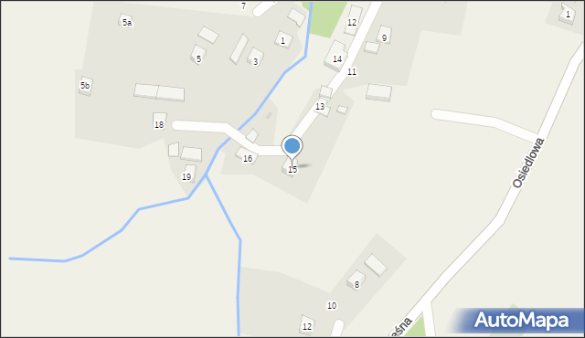 Mymoń, Szkolna, 15, mapa Mymoń