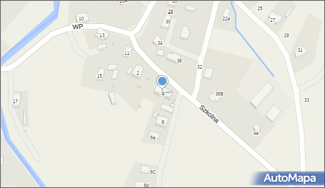 Mysłakowice, Szkolna, 4, mapa Mysłakowice