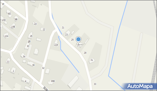 Mysłakowice, Szmaragdowa, 27, mapa Mysłakowice