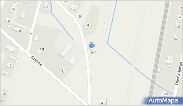 Mysłakowice, Szmaragdowa, 33, mapa Mysłakowice