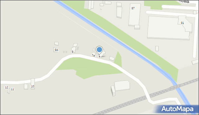 Mysłowice, Szabelnia, 7, mapa Mysłowice