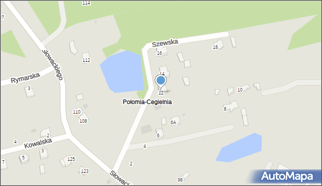 Myszków, Szewska, 12, mapa Myszków