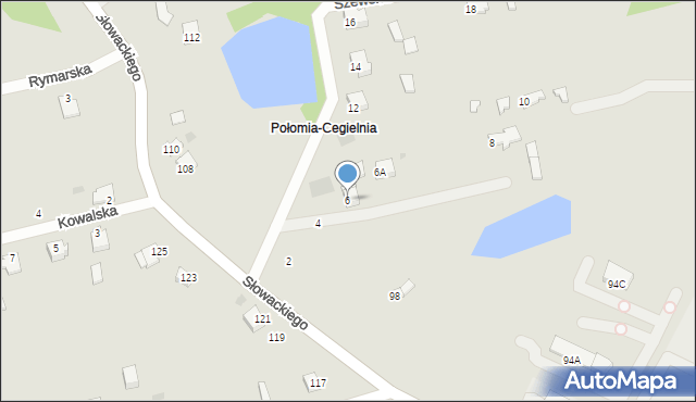 Myszków, Szewska, 6, mapa Myszków