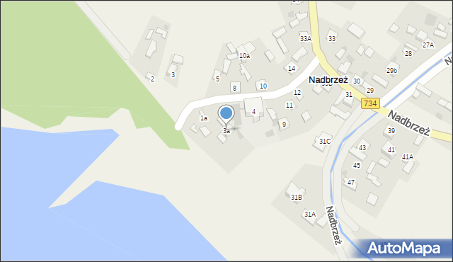 Nadbrzeż, Szkolna, 3a, mapa Nadbrzeż