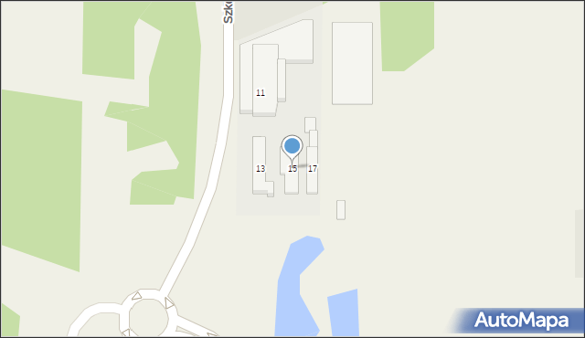 Nadma, Szkolna, 15, mapa Nadma