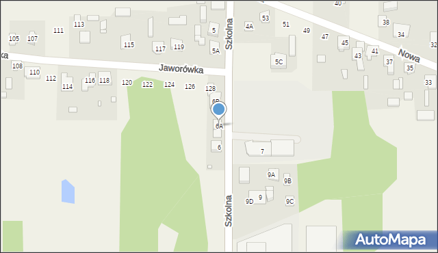 Nadma, Szkolna, 6A, mapa Nadma
