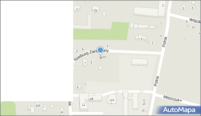 Nałęczów, Szelburg-Zarembiny Ewy, 7a, mapa Nałęczów