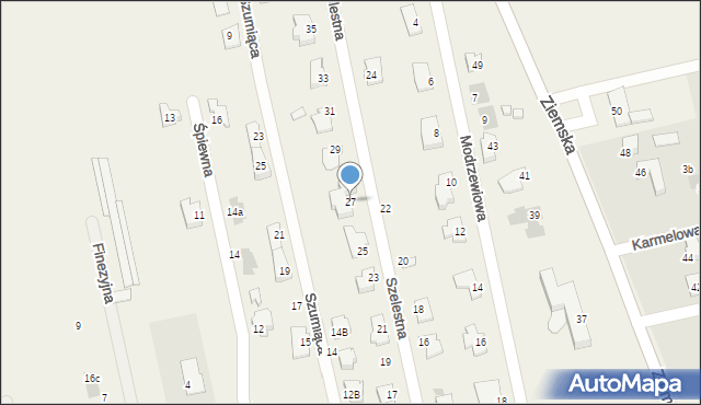 Natalin, Szelestna, 27, mapa Natalin