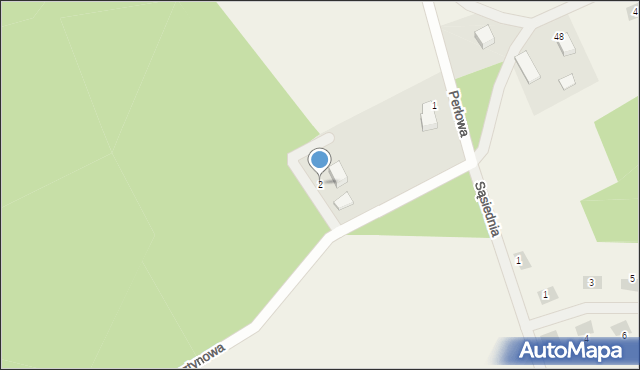 Naterki, Szmaragdowa, 2, mapa Naterki