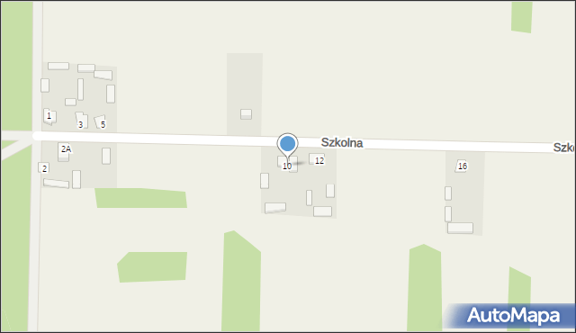 Nowa Osuchowa, Szkolna, 10, mapa Nowa Osuchowa