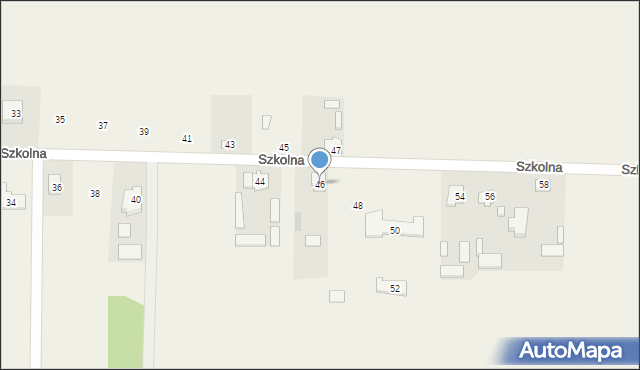 Nowa Osuchowa, Szkolna, 46, mapa Nowa Osuchowa