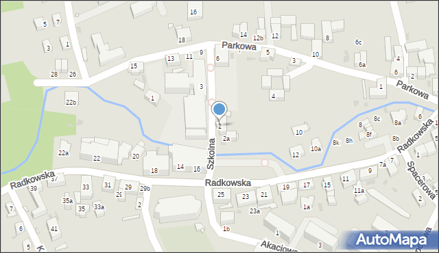 Nowa Ruda, Szkolna, 2, mapa Nowa Ruda