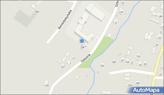 Nowa Słupia, Szkolna, 10a, mapa Nowa Słupia