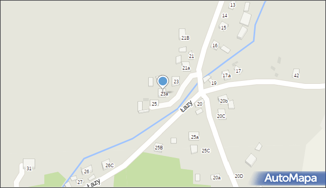 Nowa Słupia, Szkolna, 23a, mapa Nowa Słupia