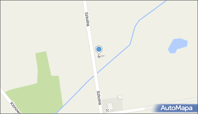 Nowa Wieś, Szkolna, 5b, mapa Nowa Wieś