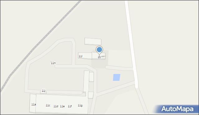 Nowa Wieś Ełcka, Szosa Bajtkowska, 11, mapa Nowa Wieś Ełcka