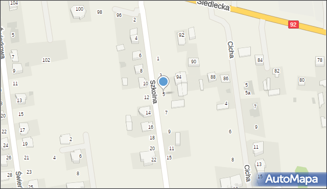 Nowe Iganie, Szkolna, 5, mapa Nowe Iganie