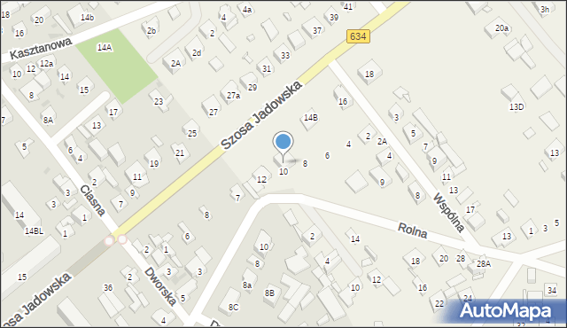 Nowe Lipiny, Szosa Jadowska, 14, mapa Nowe Lipiny