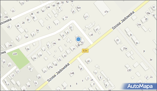 Nowe Lipiny, Szosa Jadowska, 39, mapa Nowe Lipiny