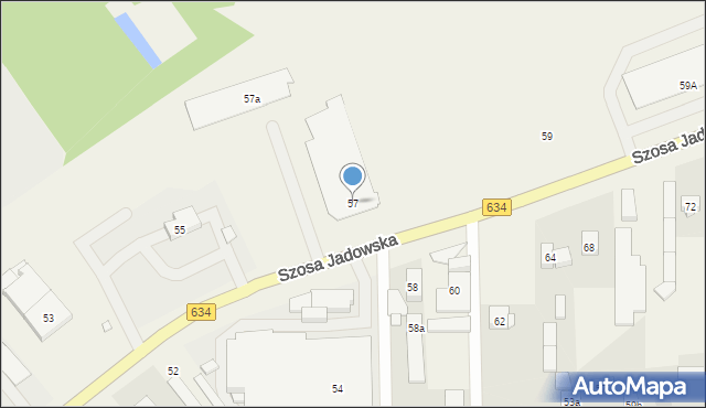 Nowe Lipiny, Szosa Jadowska, 57, mapa Nowe Lipiny