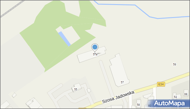 Nowe Lipiny, Szosa Jadowska, 57a, mapa Nowe Lipiny