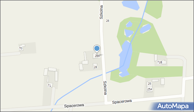 Nowinki, Szkolna, 32, mapa Nowinki