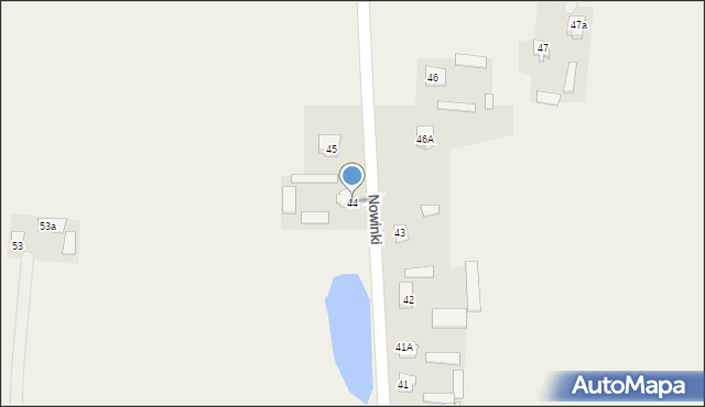 Nowinki, Szkolna, 6, mapa Nowinki