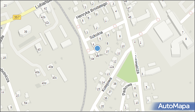 Nowogrodziec, Szkolna, 4b, mapa Nowogrodziec